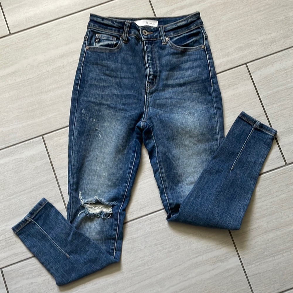 kancan distressed jeans size 26